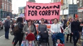 Women for Corbyn march